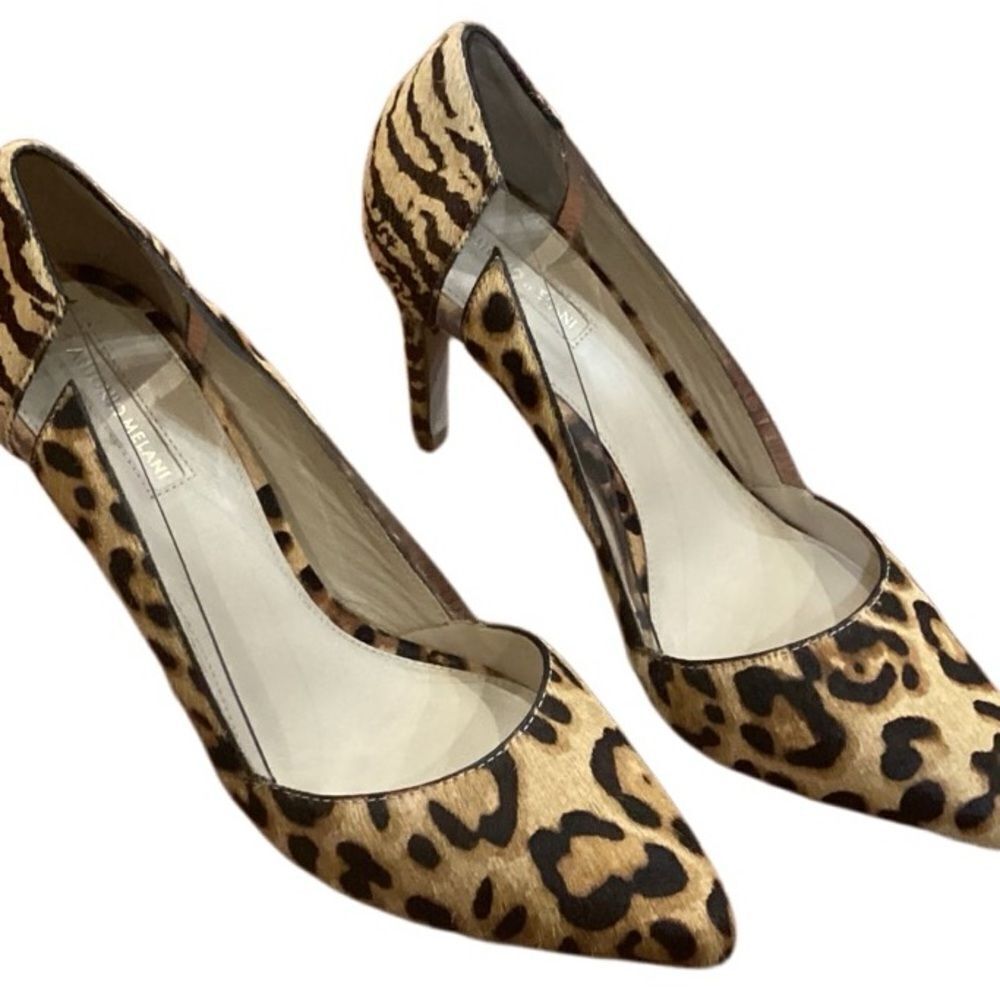 ANTONIO MELANI Carlenie Animal Print Calf Hair 9.5 - Picture 6 of 15